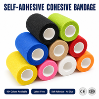 Bandage sportif auto-adhésif respirant, hautement élastique et cohésif, non tissé, pour le soutien de la cheville, du genou, du poignet et la protection musculaire