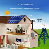 Protecteur de fuite et de sous-tension de disjoncteur monophasé intelligent Wifi Tuya avec compteur de mesure bidirectionnel et commutateur de relais