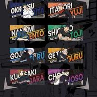 Anime japonais cartes de jeu en gros épaissi SSR UR MR Jujutsu Kaisen JJK Anime cartes de collection