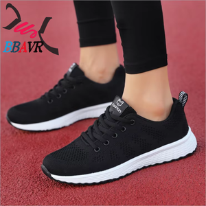 Nouvelles chaussures de course pour femmes, légères, pour la marche en plein air, en mesh et caoutchouc, printemps été automne, services OEM ODM disponibles - Product Image 3