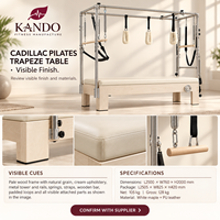 Table de Trapeze Pilates KANDO (Bois) – Équipement d'entraînement multifonctionnel pour studios commerciaux