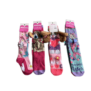 Chaussettes douillettes pour femmes et filles, chaussettes pantoufles à motif chat, chaussettes de sol fantaisie 3D, chaussettes épaisses et chaudes en tricot créatif - Product Image 1