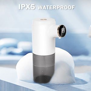 Máy Xà Phòng bọt tự động với cảm biến chuyển động hồng ngoại Điều khiển âm lượng có thể điều chỉnh 4 cấp và có thể sạc lại USB-Trắng - Product Image 6