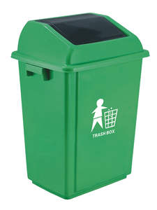 Poubelle de cuisine <span class=keywords><strong>LONGBANG</strong></span>, hermétique, anti-odeurs, en HDPE, sur roulettes, écologique, multi-tailles, avec couvercle rabattable et remplaçable - Product Image 2