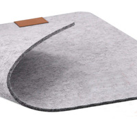 Nouveaux dessous de plat rectangulaires en feutre de polyester, dessous de plat écologiques en feutre, dessous de plat en feutre
