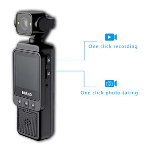 Telecamera Indossabile con Registrazione Video, Anti-Vibrazione, Piccola Body <span class=keywords><strong>Cam</strong></span> con Visione a 360° °   Telecamera Rotante Indossabile per Sport, Ciclismo, Animali Domestici e Viaggi - Product Image 2