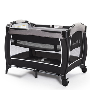 Lettino pieghevole portatile con <span class=keywords><strong>fasciatoio</strong></span> e contenitore per culla - Product Image 3