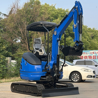 Vente flash LIVRAISON GRATUITE Excavatrice hydraulique de 1,8 tonne, mini-excavatrice chinoise adaptée à la ferme, au jardin et à la construction