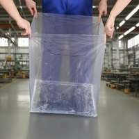 Sacs de protection pour palettes à fond carré en LDPE transparent/teinté, réutilisables et recyclables, taille personnalisée T1021B, impression sérigraphique pour écouteurs