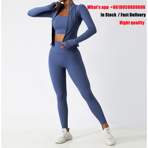 Tz 6116 מגמה חדשה 2 חתיכה להגדיר ropa ljiva בגדי ספורט ספורט בגדי ספורט נשים כושר בגדי ספורט - Product Image 3