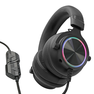 Rambotech Custom Logo <b>Wired</b> Gaming RGB <b>Light</b> Headsets With Type-C Charging GM07 Overhead With Mic <b>Led</b> RGB <b>Light</b> <b>Wired</b> - Product Image 3