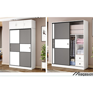 Factory Price Bedroom <strong>Wall</strong> Wardrobe <strong>Cabinet</strong> Designs Multi-use Portable Clothes Wardrobe - Product Image 2