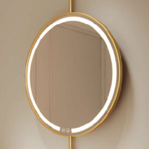 Espejo Inteligente LED Redondo Moderno Personalizado para Montar en la Pared con Iluminación y Desempañador para Baño y Sala de Estar - Product Image 3