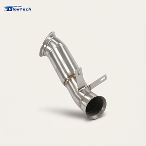 Kit de tuyau d'échappement en acier inoxydable 304 pour BMW F87 M2 F10 535i F22 M235i N55 3.0T, échappement haute performance avec bouclier thermique - Product Image 5