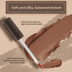 <span class=keywords><strong>Cahill</strong></span> Dusk Wilderness Leather Velvet Lip Mud Rouge à lèvres mat hydratant, non-collant, facile à appliquer, longue tenue, gloss à lèvres - Product Image 2