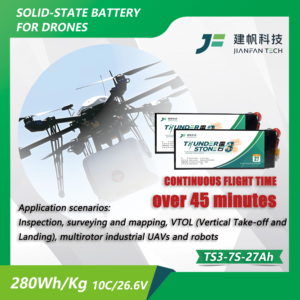 Ngân sách thấp UAV Pin sấm sét đá <span class=keywords><strong>TS3</strong></span> 7S 27000mAh bán trạng thái rắn Pin Drone Pin Lipo Pin - Product Image 4