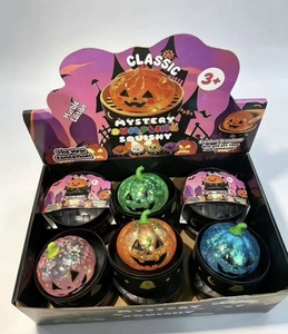 Offre Spéciale Halloween : Jouets Squishy Scintillants en Forme de Boulette de Maltose à Presser - Product Image 1