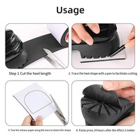 YITAPE Bande Adhésive Auto-Collante Réparatrice pour Chaussures, Protecteur de Semelle Anti-Dérapant et Anti-Bruit pour Talons Hauts, Baskets et Sandales