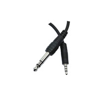 Câble adaptateur audio de 6.35mm de câble de microphone d'usine de la Chine