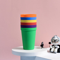 Gobelets de rythme musical pour la maternelle, jeu de bataille amusant pour bébés, empilables, pour l'éducation précoce, écologiques, personnalisables, en PP, 16OZ