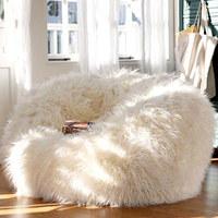 Housse de chaise de pouf de salon (sans remplissage) housse de canapé d'angle de chambre adulte canapé de salon inclinable-lien personnalisé