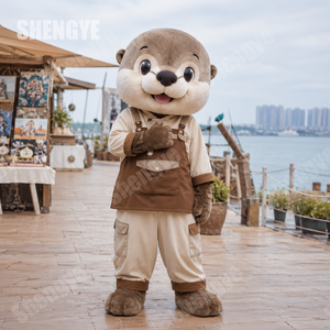 <span class=keywords><strong>Costume</strong></span> de mascotte <span class=keywords><strong>d</strong></span>'otter de mer sur mesure de haute qualité de l'usine Shengye, costumes de vie marine <span class=keywords><strong>pour</strong></span> les magasins, <span class=keywords><strong>Halloween</strong></span>, fêtes de Noël - Product Image 1