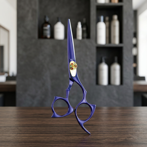 Ciseaux de salon de coiffure professionnels en acier inoxydable avec pointe de lame tranchante ciseaux de cheveux de beauté à poignée droite - Product Image 3