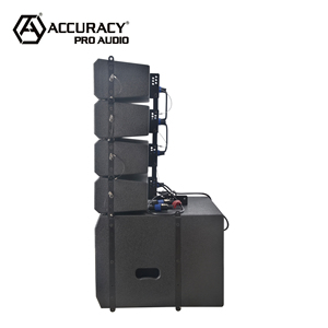 Précision Pro Audio LA412D-KIT <span class=keywords><strong>1000</strong></span> W Concert Stage Active Line Array Powered Speaker Sound PA System - Product Image 2