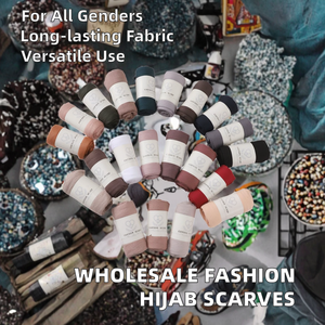 Pañuelo Hijab de Viscosa Sólida para Mujer, Venta al por Mayor de Fábrica, Pañuelo Islámico de Moda, Chal, Pañuelo Tradicional Pakistaní para la Cabeza, Gran Venta - Product Image 3