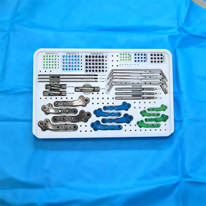 Ensemble de compression de verrouillage TPLO en alliage de titane - Conception <span class=keywords><strong>LCP</strong></span> avancée pour une stabilité robuste, guérison osseuse canine optimale, garantie de 3 ans - Product Image 3