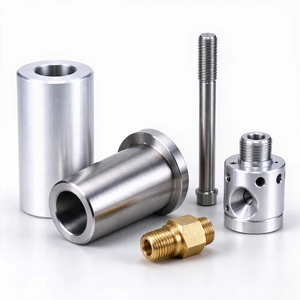 Piezas de Torneado CNC Industriales Personalizadas, Accesorios Mecanizados de Precisión de Aluminio, Latón y Acero Inoxidable, Cuerpos de Válvulas y Bujes - Product Image 5