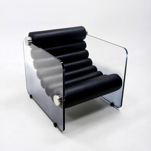 Sillón Reclinable Nórdico Simple, Sofá Individual de Acrílico Transparente, Silla de Descanso para Sala de Estar, Hotel y Club, Colores Personalizables - Product Image 1