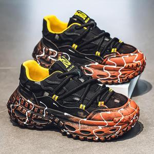 <span class=keywords><strong>Scarpe</strong></span> Sportive e Casual da Uomo con <span class=keywords><strong>Suola</strong></span> Rialzata Spessa, Nuova Rete Traspirante con Chiusura a Lacci per l'Estate - Product Image 1