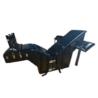 Chaise de bondage BDSM en cuir PU avec repose-pieds, sangles pour mains et chevilles, pour jeux de rôle en couple