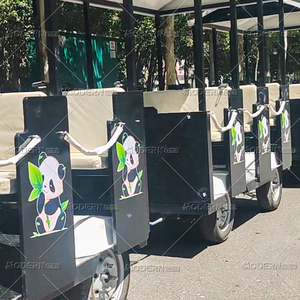 Popular Choice 27-seat Trackless Panda Theme <b>Train</b> With Cute Design For Kids And Family Amusement Rides For Sale - Product Image 2