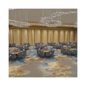 Fire Resistance Wool And Nylon Blended Axminster Carpet For Commercial Feast, Banquet Hall As Well As 5 Star Hotel