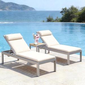 Chaise longue <span class=keywords><strong>de</strong></span> jardin en métal d'occasion pour piscine extérieure, hôtel, restaurant, bord <span class=keywords><strong>de</strong></span> piscine, patio – Prix réduit - Product Image 4