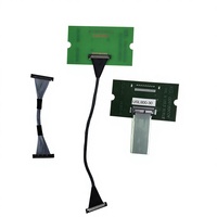 Cable micro coaxial de 30 pines USLS20-30-010-B para transmisión de alta velocidad LVDS/MIPI, ensamblaje de cable personalizado con paso de 0.4 mm