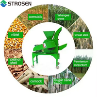 Strosen Machine agricole pour la coupe de l'herbe et de la paille de maïs, hacheuse de paille, broyeur de grains pour bétail