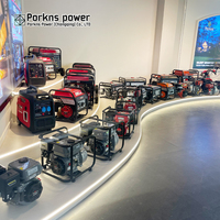 Générateur portable à moteur essence 2kW-10kW, monophasé/triphasé, réservoir de carburant 25L, en stock usine