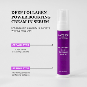 Marca Privada, Crema Sérum 2 en 1 Reafirmante y Lifting Antiarrugas de 50 ml, Productos Faciales con 58% de Colágeno y 5% de Volufline - Product Image 5