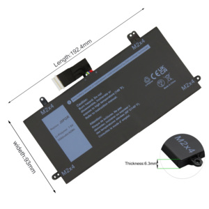 Penggantian Baterai Laptop J0PGR untuk Dell Latitude 12 5285 5290 2-in-1 T17G 0J0PGR JOPGR 1WND8 X16TW 0X16TW 0FTH6F 7.6V42Wh4Cell - Product Image 4