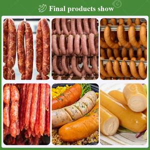 Máquina Automática Comercial para Rellenar Salchichas, Embutidora Neumática de Salami, Chorizo y Jamón con Sistema de Retorcido - Product Image 6