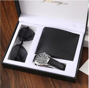 IStapromo <b>Gifts</b> Men's Practical Festive Annual <b>Gift</b> <b>Set</b> for Business Waterproof Watch Belt <b>Wallet</b> Business Men's Handheld <b>Gift</b> - Product Image 2