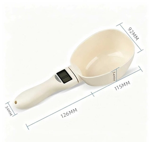 Cuchara Medidora Grande con Báscula Electrónica, Cuchara para Pesar Alimentos para Gatos y Perros, Alimentación de Mascotas, Cocina, Repostería - Product Image 4
