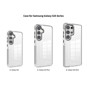 Pour <span class=keywords><strong>Samsung</strong></span> S25 étui de téléphone portable antichoc ultra transparent pour Galaxy S24 + S23 FE <span class=keywords><strong>S22</strong></span> Plus <span class=keywords><strong>coque</strong></span> de protection rigide en TPU souple - Product Image 3