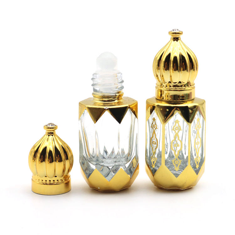 ガラスエッセンシャルオイル香水瓶6mlアラビア香水瓶エジプト香水瓶