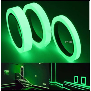 Cinta DE SEGURIDAD autoadhesiva brillante de alto brillo, película luminosa, flecha para correr, hombre, salida, foto, rollo de vinilo luminiscente que brilla en la oscuridad - Product Image 5