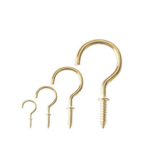 <span class=keywords><strong>Vis</strong></span> autotaraudeuses en acier inoxydable 304 de type œil de mouton, crochets pour <span class=keywords><strong>vis</strong></span> à bois, boulons à anneau, filetages fins, unités impériales - Product Image 2