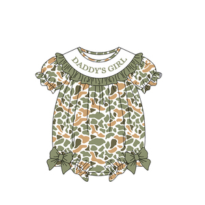 SR3915 - Conjunto de Ropa para Bebé Niña, Estilo Camuflaje, Diseño de Papá y Hija, Mono Corto de Manga Corta al por Mayor - Product Image 6